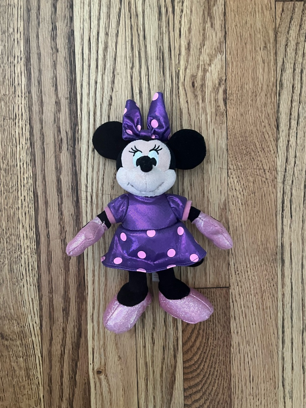 Disney Ty Sparkle Minnie Mouse Plush with Pink Accents